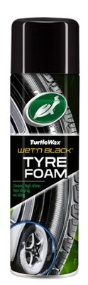 Аерозольний очсник-поліроль для шин Turtle Wax wet-N-Black, 500 мл tw00008 фото